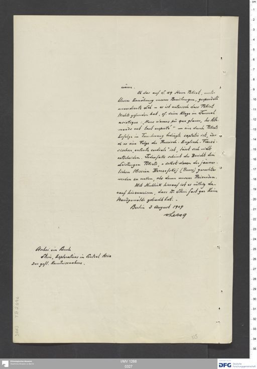 Acta IX (Turfan) | (I/MV 1268 0327)