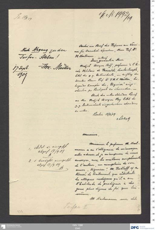 Acta IX (Turfan) | (I/MV 1268 0340)