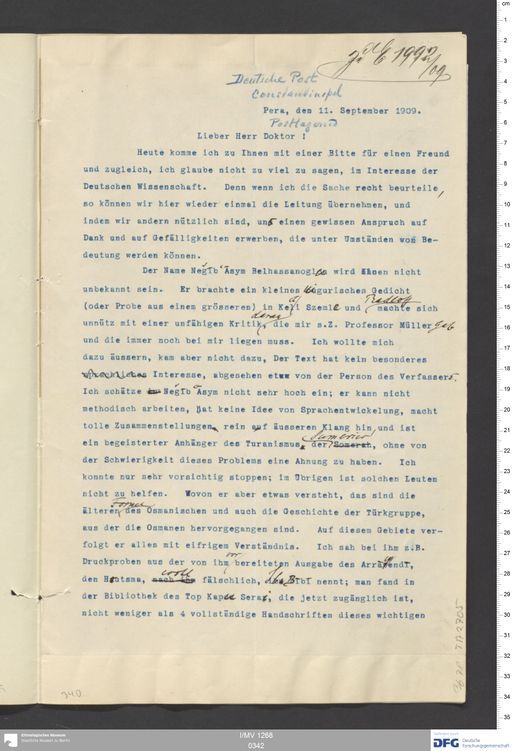 Acta IX (Turfan) | (I/MV 1268 0342)