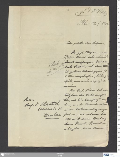 Acta IX (Turfan) | (I/MV 1268 0412)