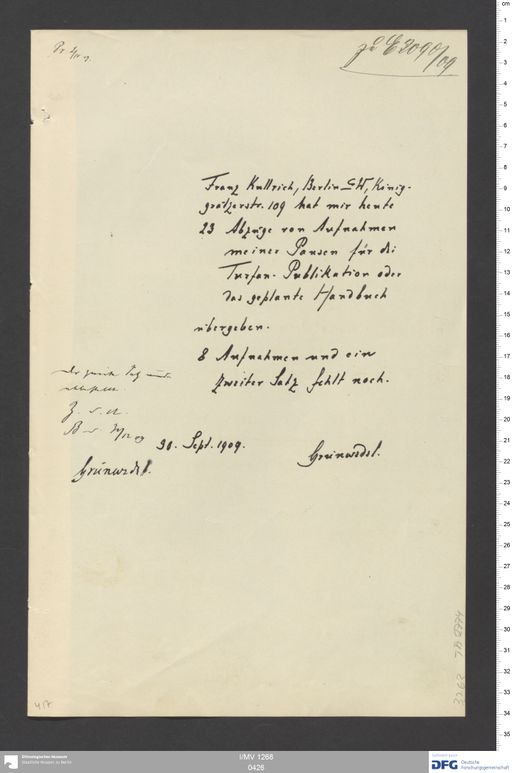 Acta IX (Turfan) | (I/MV 1268 0426)