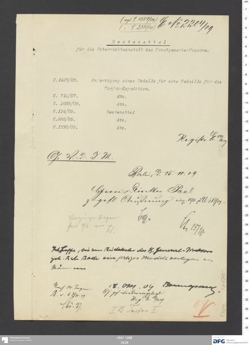 Acta IX (Turfan) | (I/MV 1268 0428)