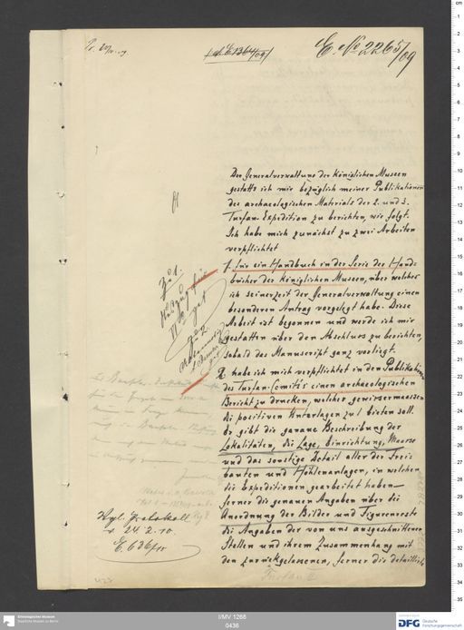 Acta IX (Turfan) | (I/MV 1268 0436)