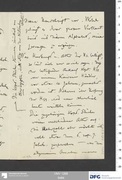 Acta IX (Turfan) | (I/MV 1268 0464)