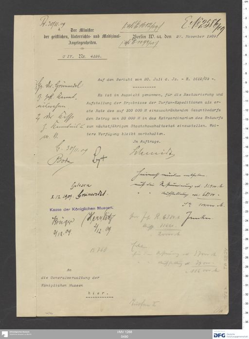 Acta IX (Turfan) | (I/MV 1268 0490)