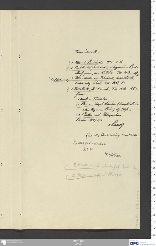 Acta IX (Turfan) | (I/MV 1268 0510)